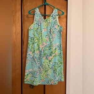 Lilly pulitzer shift dress size 8 blue heaven